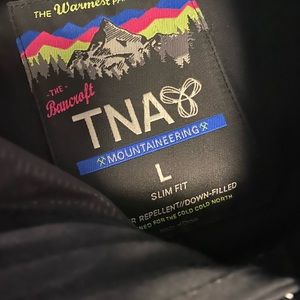 EUC TNA Bancroft Parka Black Large